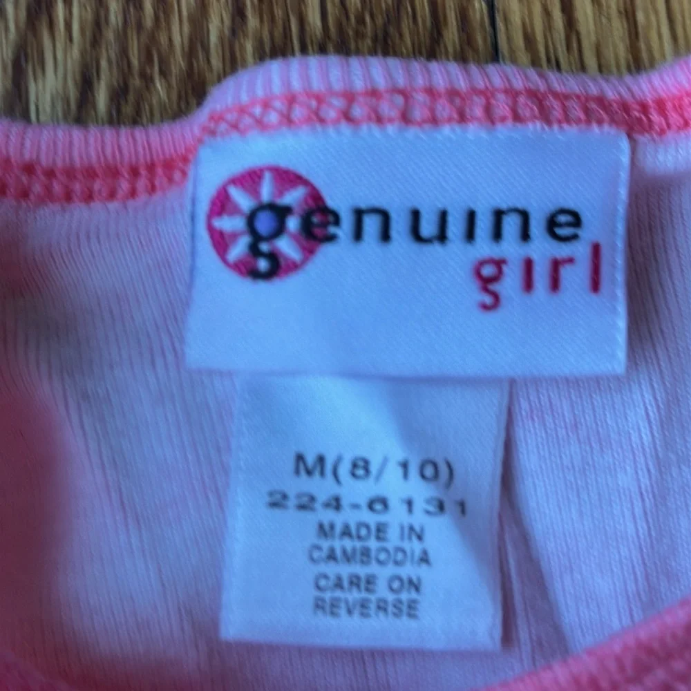 Genuine Girl Tie Dye Pink Flamingo Kids Shirt